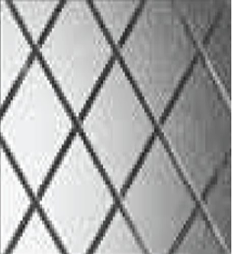 Clear Perspex with Diamond Leading (GRP Only)